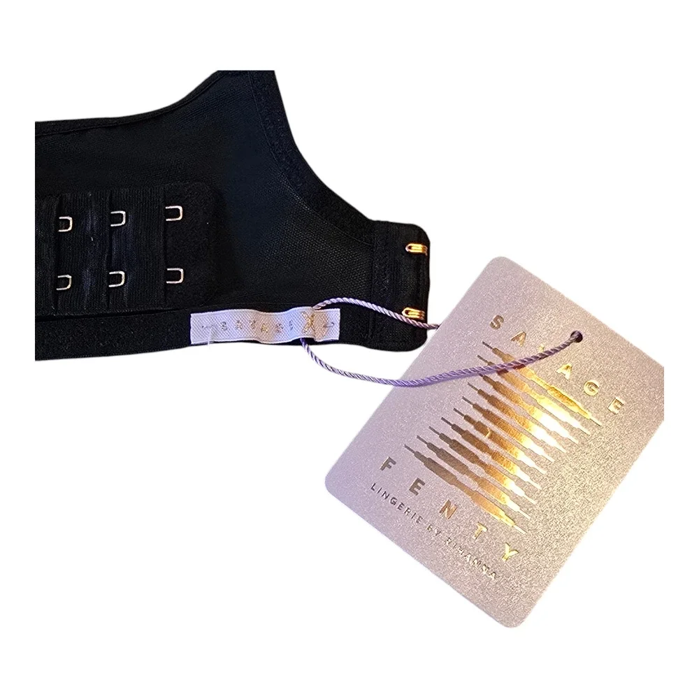 Savage x Fenty Bra Size 34B Henna Red Shining Star Unlined Demi Embroidered - Picture 4 of 8